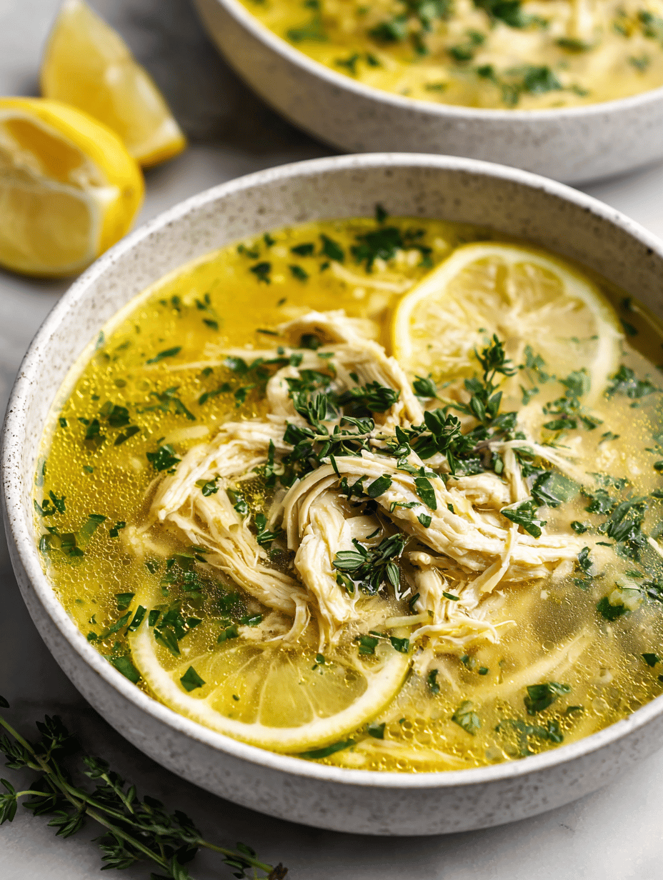 healthy chicken soup recipe