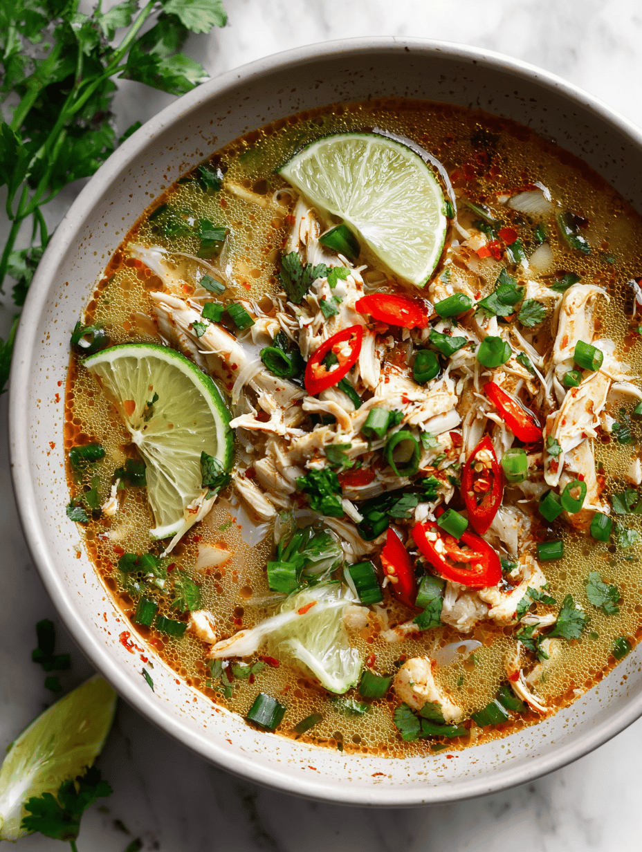 Thai chicken soup recipe
