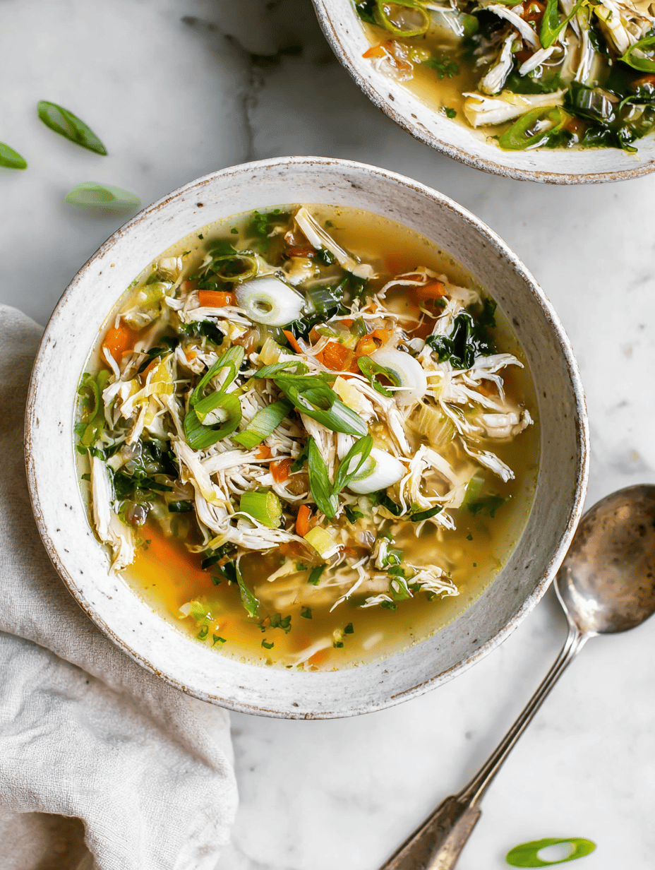 Unconventional Chicken Soup: A Cozy Twist with Fermented Veggies