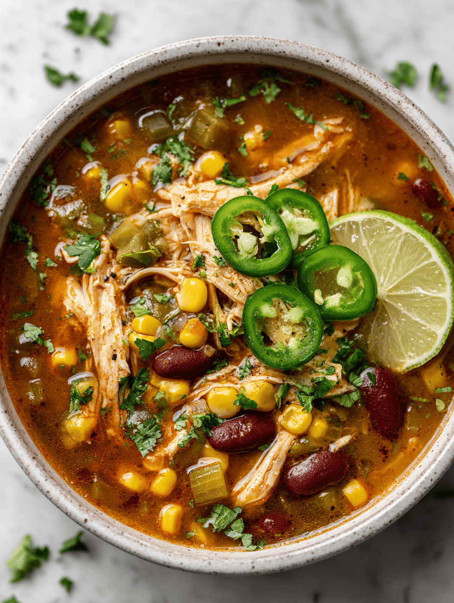 Mexican chicken soup recipe