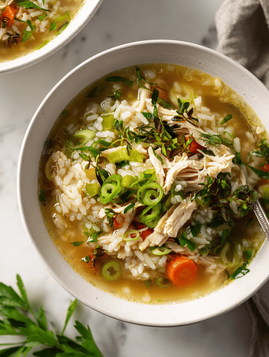 chicken and rice soup recipe