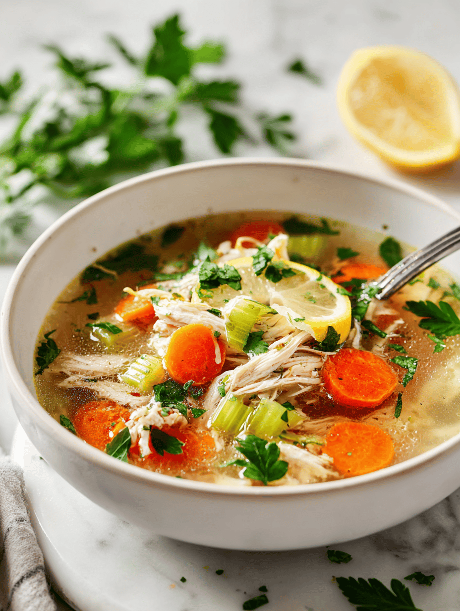 healing chicken soup recipe
